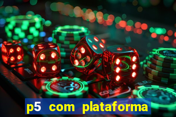 p5 com plataforma de jogos